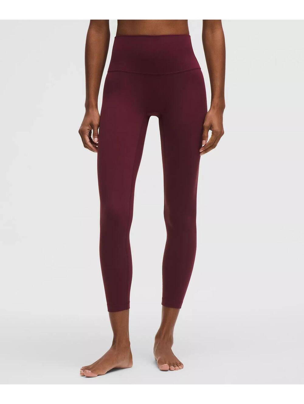 Lululemon Align Leggings Sz 2 Burgundy Activewear Athleisure